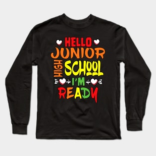 HELLO JUNIOR HIGH SCHOOL Long Sleeve T-Shirt